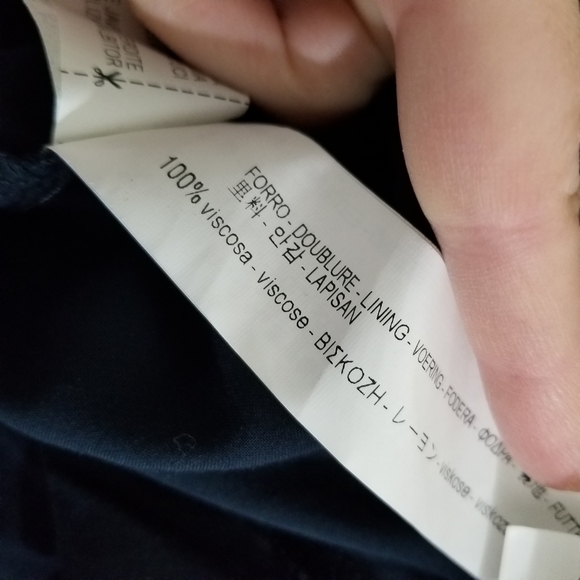 Zara Lace Blouse Sheer Small Black NEW - Picture 13 of 14